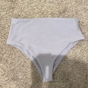 Purple hi waisted bikini bottoms small